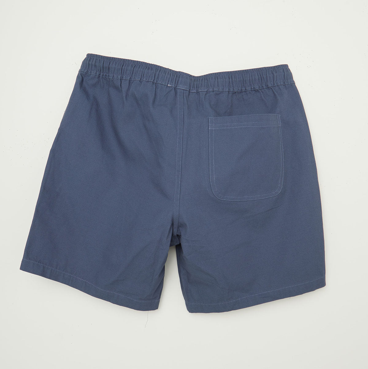Pull On Chino Short with Side Entry Pockets and Single Back Patch Pocket