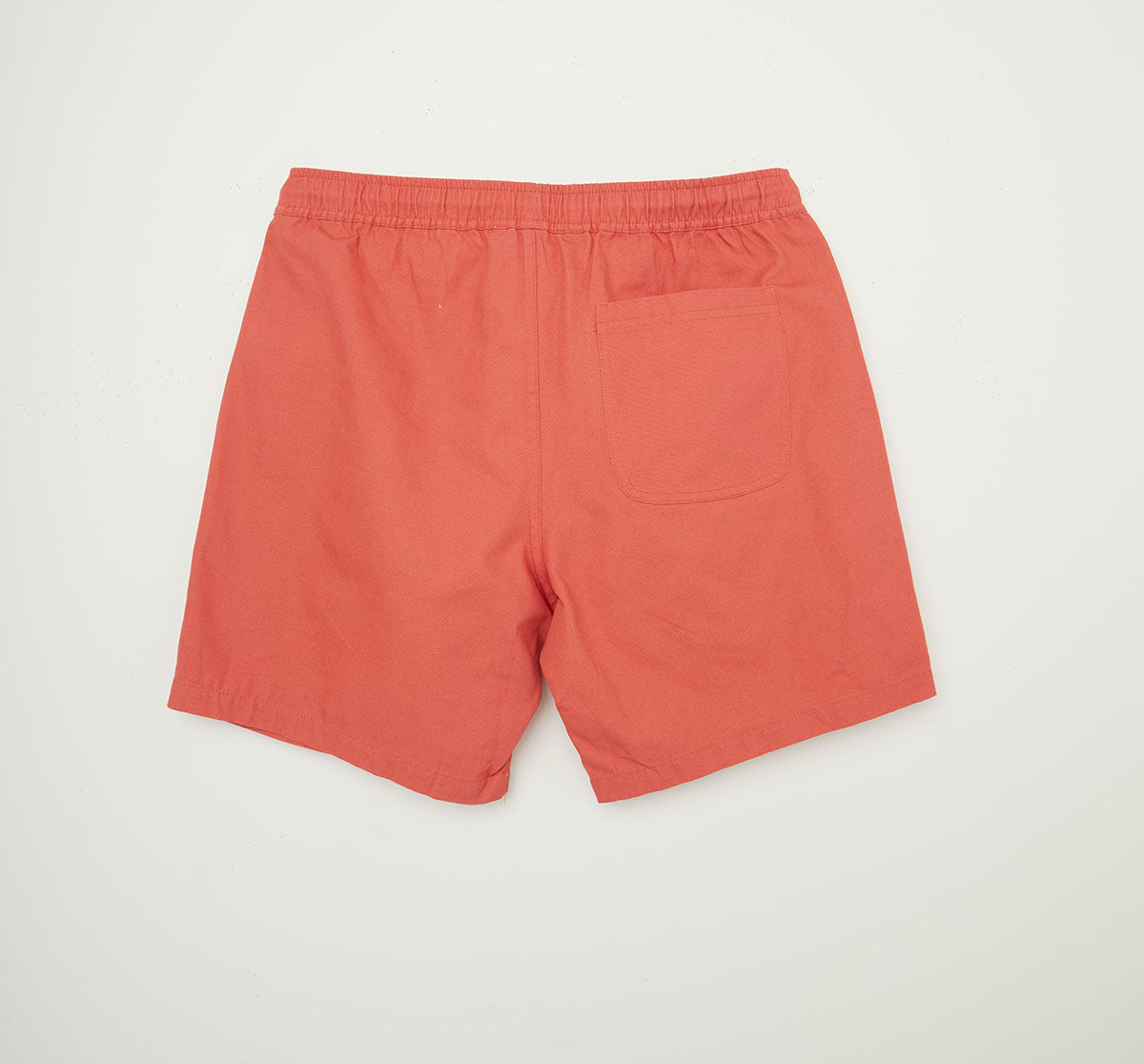 Pull On Chino Short with Side Entry Pockets and Single Back Patch Pocket