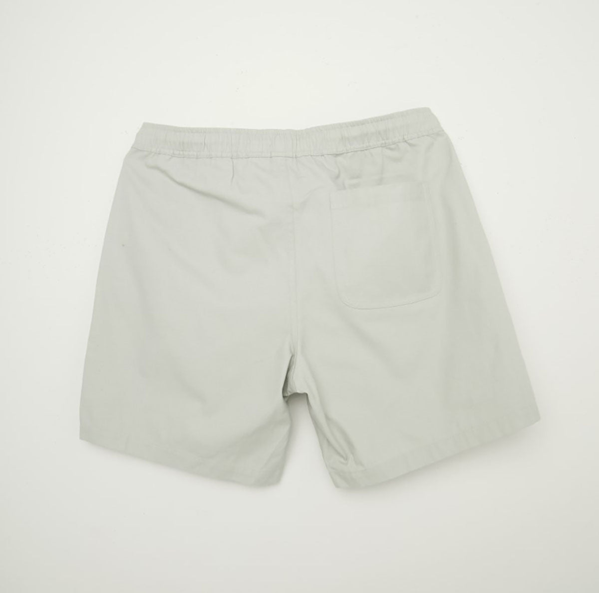 Pull On Chino Short with Side Entry Pockets and Single Back Patch Pocket