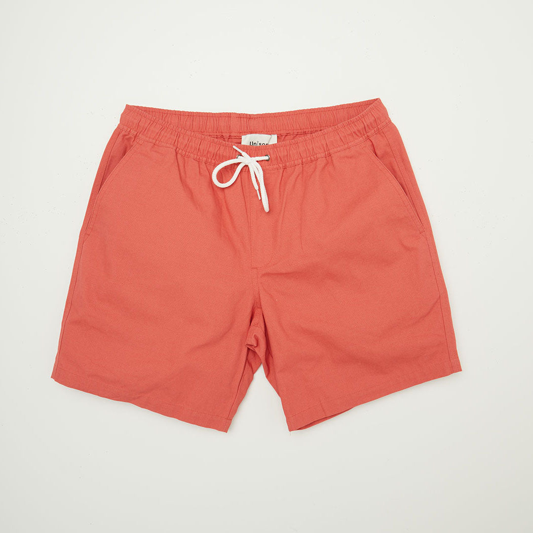 Pull On Chino Short with Side Entry Pockets and Single Back Patch Pocket