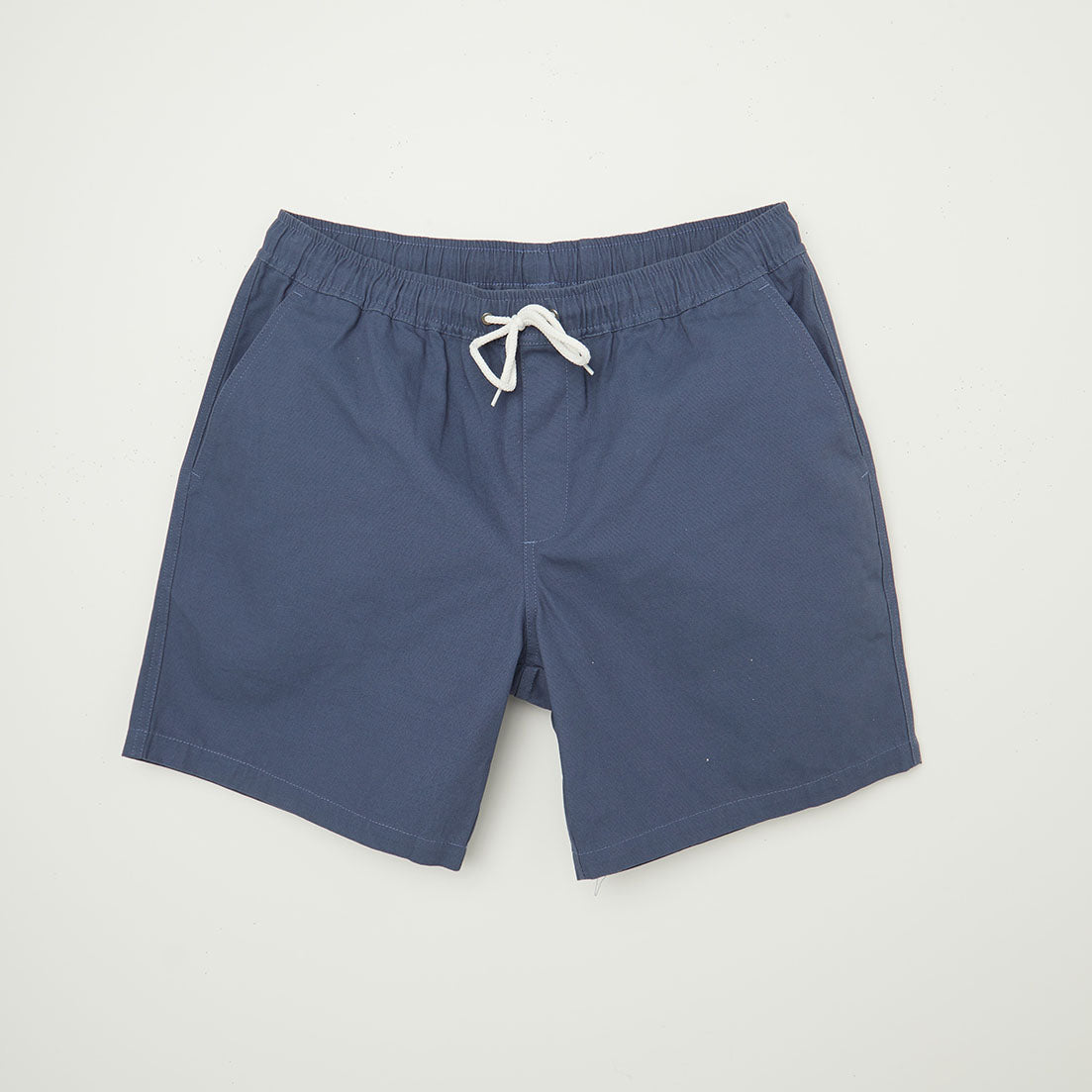 Pull On Chino Short with Side Entry Pockets and Single Back Patch Pocket