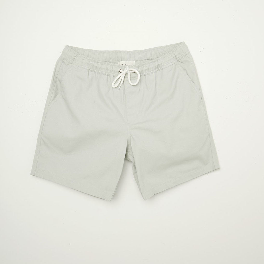 Pull On Chino Short with Side Entry Pockets and Single Back Patch Pocket