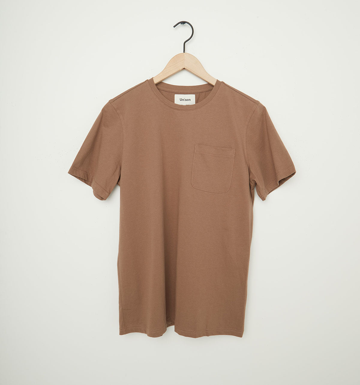 Short Sleeve Classic Crew Neck Tee with Patch Pocket